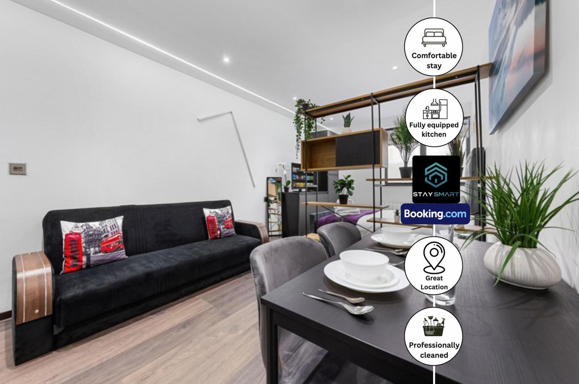 Stylish Studio Apt By Stay Smart Short Lets & Serviced Accommodation Woodstock With Free Wifi Londra Esterno foto
